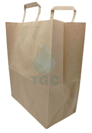 Хартиена чанта Кафява 28/17/29см. 50бр./ст.