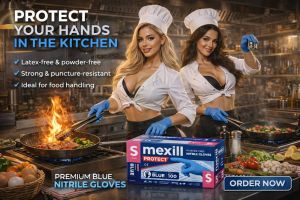 Mexill Protect Ръкавици нитрил сини S 100бр./кут. 10кут./каш.